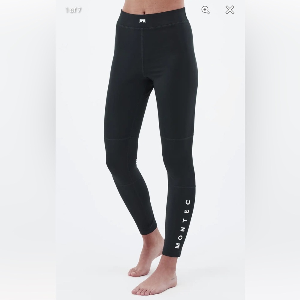Montec Alpha W Base Layer Ski / Snow Pants / Leggings - Black